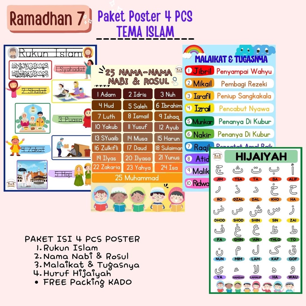 Jual Aktivitas Ramadan Buku Kegiatan Ramadhan Anak TK PAUD SD Bulan ...