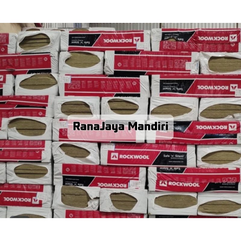 Jual Peredam Suara Rockwool Densitas 100 Kg/m3 Tebal 5 Cm | Shopee ...