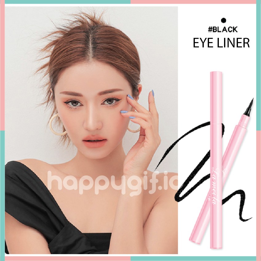 Jual LAMEILA Eyeliner Pensil Cair Profesional Warna Hitam Anti Air Tahan Lama LA009 775 Shopee