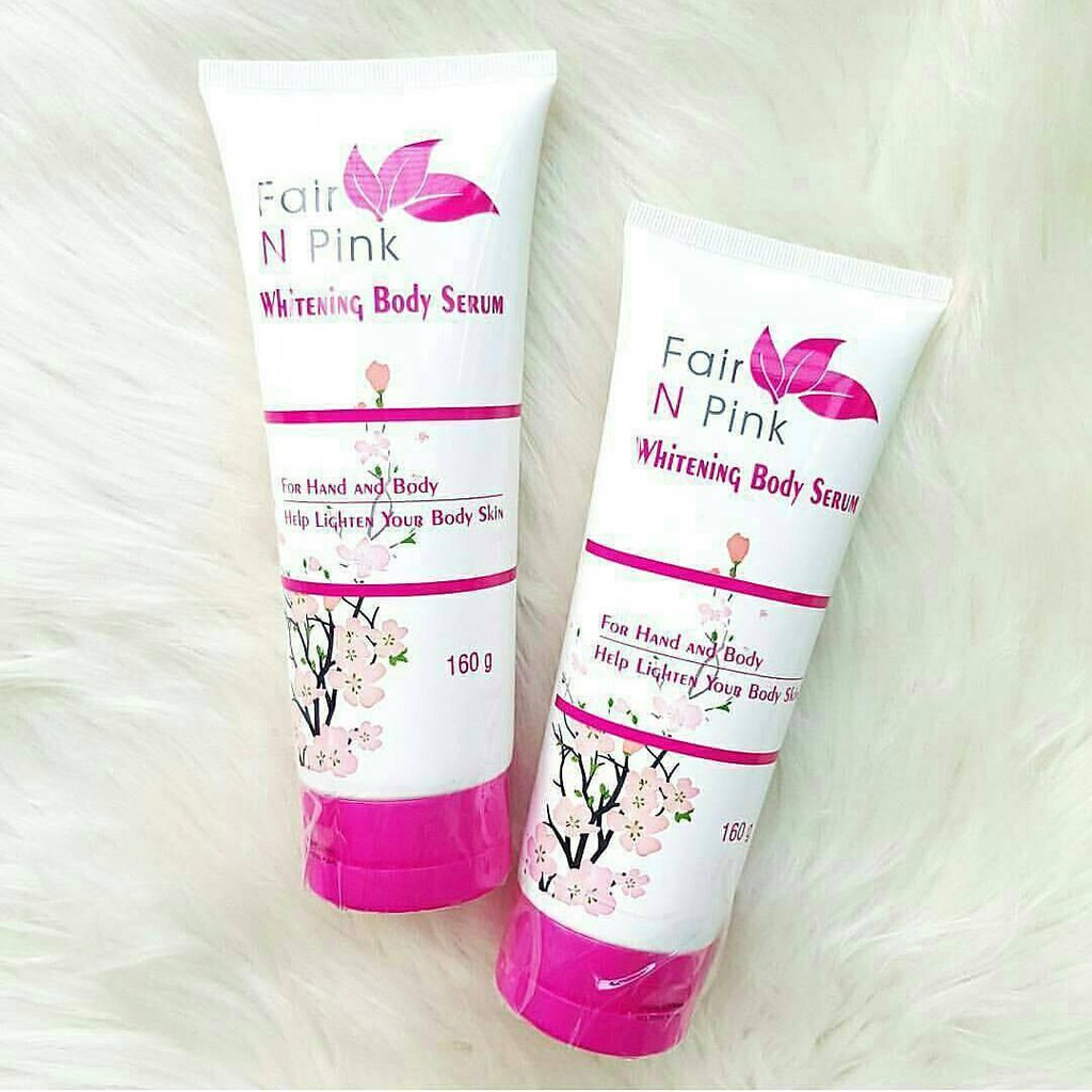 Fair N Pink Whitening Body Serum Pemutih Seluruh Badan