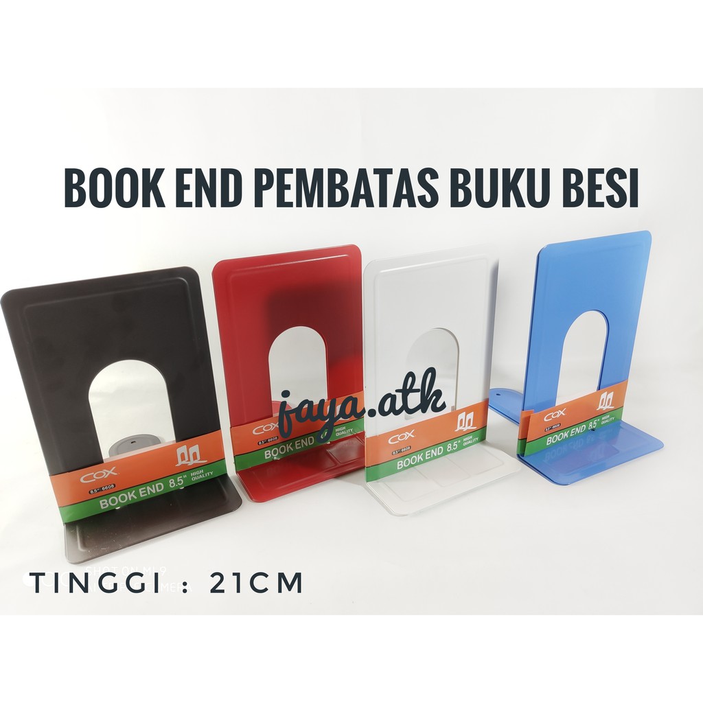 Jual Pembatas Buku Besi Book End Penahan Buku Besi Penyangga Buku