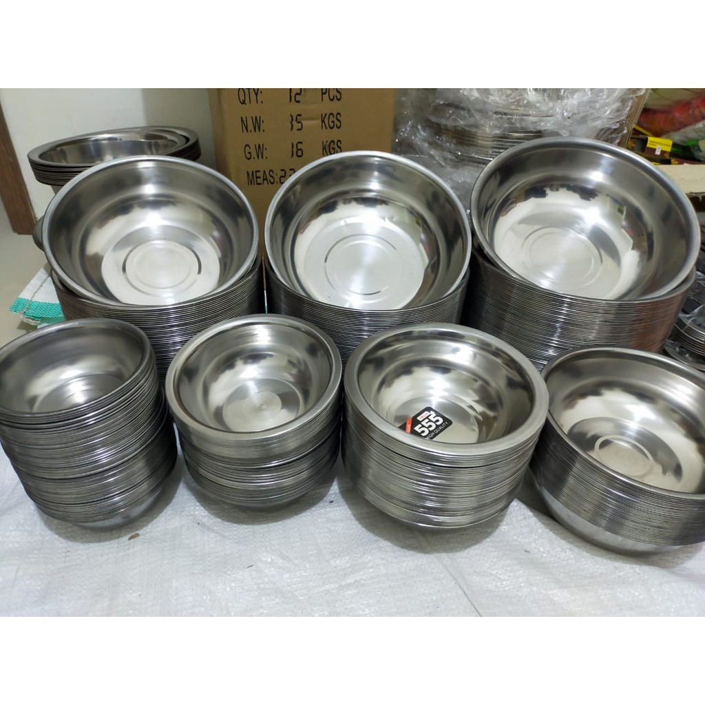 Jual promo!!baskom harga satuan(8pilihan ukuran 14-28cm | Shopee Indonesia