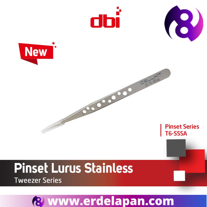 Jual PINSET T6 CELLKIT LURUS STAINLESS STEEL ( CK T6-SSSA ) | Shopee ...