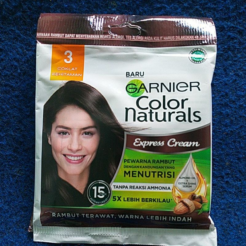 Jual Garnier Hair Color Naturals 3 Coklat Kehitaman/Express Cream