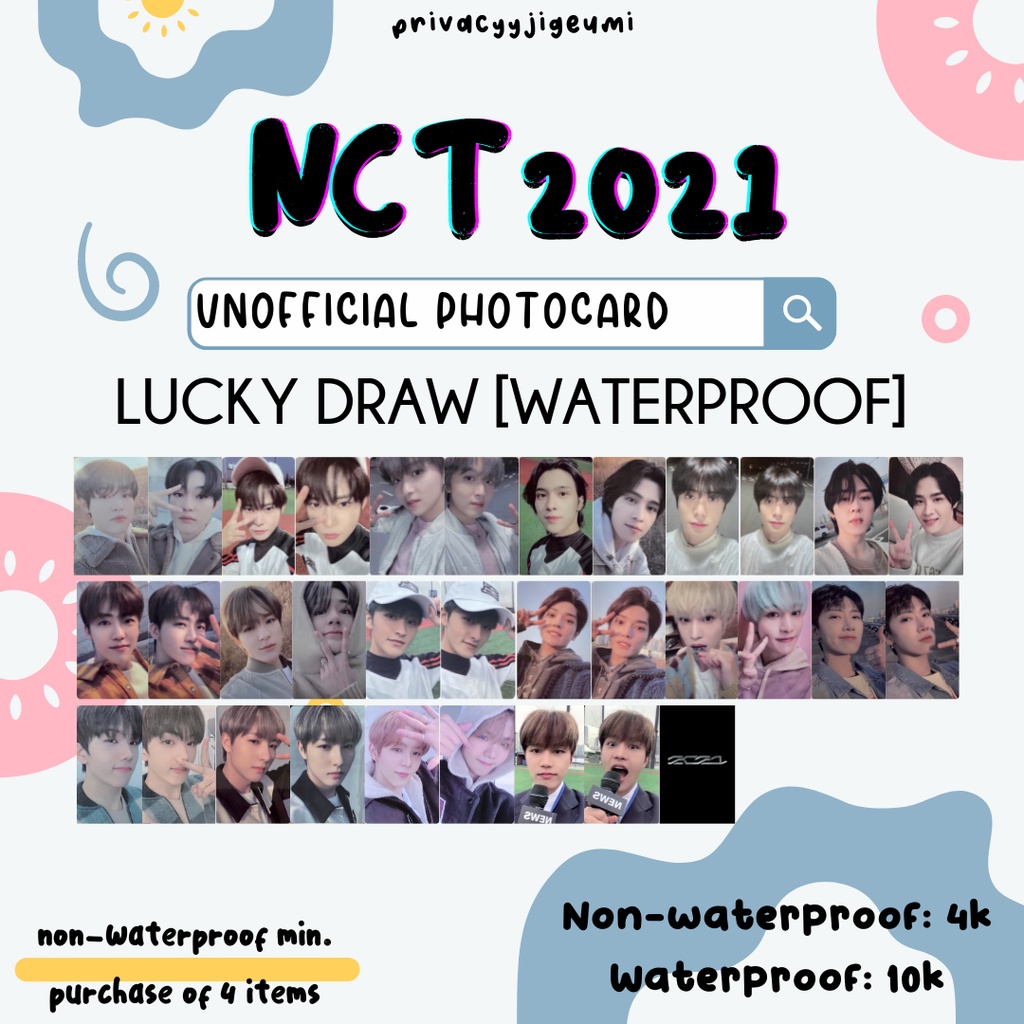 NCT 2021 Universe ラキドロ lucky draw マーク NCT 2020 universe