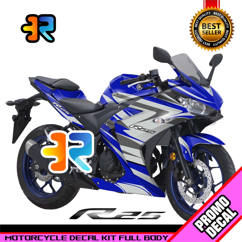 Jual Decal Yamaha R25 Full Body Desain Variasi RACING | Shopee Indonesia