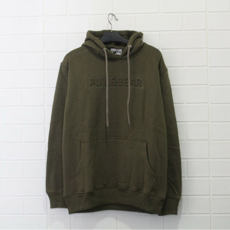 Hoodie pull and bear army clearance