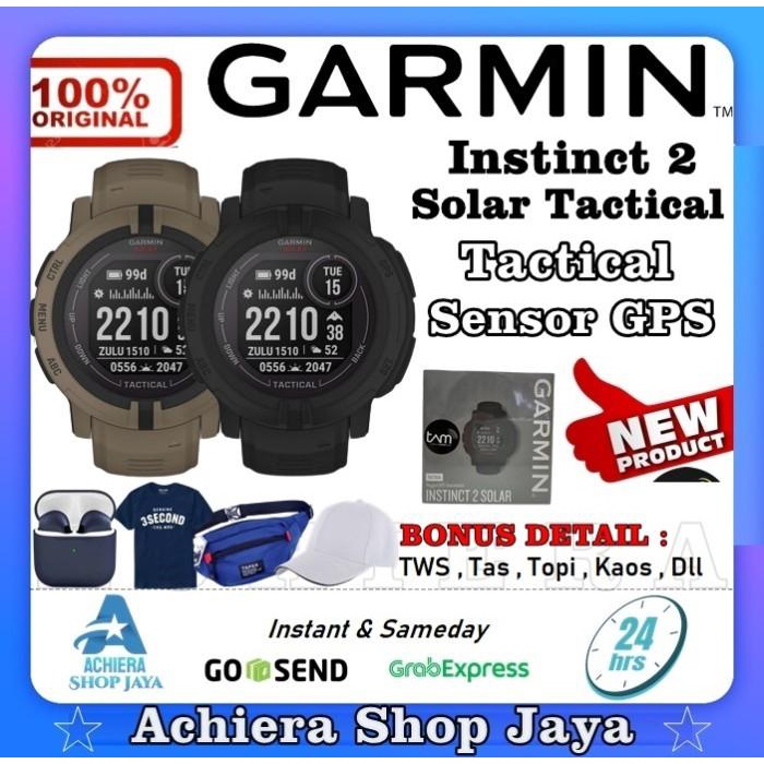 Jual Garmin Instinct 2 Solar Tactical Edition Smartwatch Sport Vo2 Max