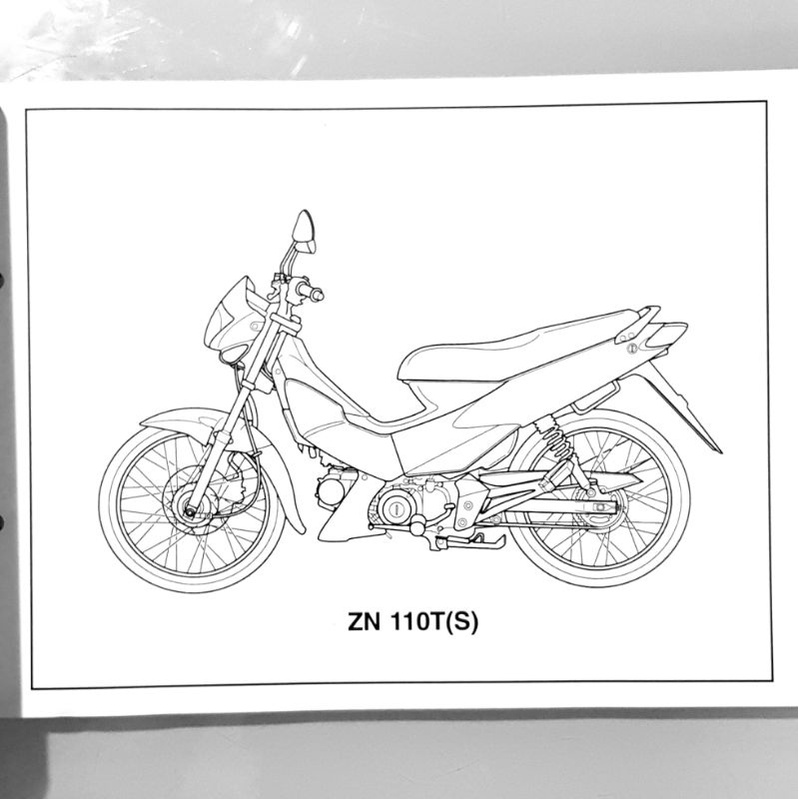Jual Buku Manual Book Parts Catalog Motor HONDA NICE 110 2001-04 ...