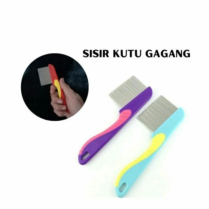 Jual Sisir Kutu Logam Serit Logam Kutu Dan Ketombe Gagang Panjang Shopee Indonesia