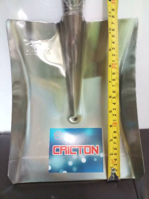 Jual Sekop Rata Stainless Gagang Kayu Cricton | Shopee Indonesia