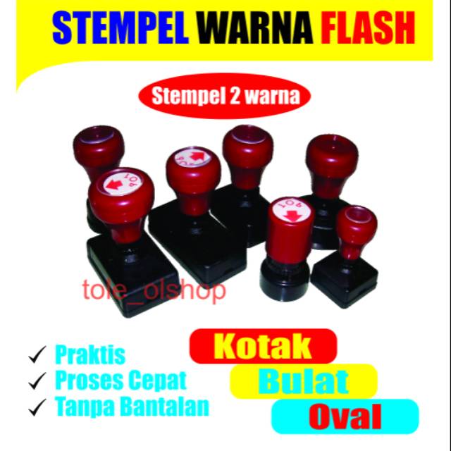 Jual Stempel Warna Flash Murah Shopee Indonesia