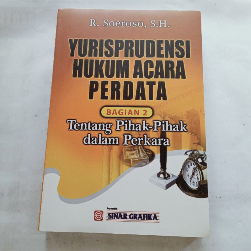 Jual Buku Ori Yurisprudensi Hukum Acara Perdata Bagian2 Tentang Pihak