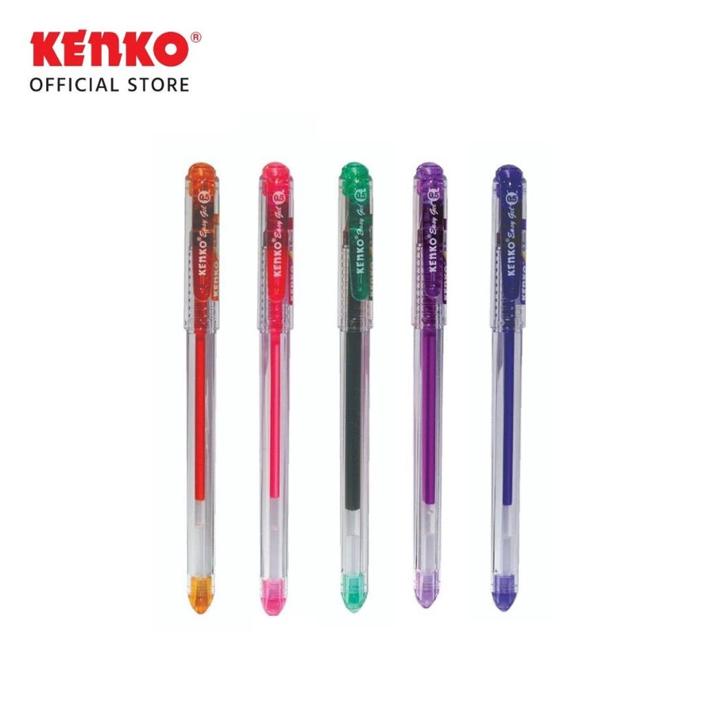 KENKO GEL PEN / Pulpen Jel / Pena Jel / Pen Tinta Gel Easy Gel (3)