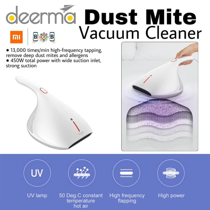 Jual XIAOMI DEERMA Dust Mite Vacuum Cleaner CM800 / CM810 Shopee Indonesia