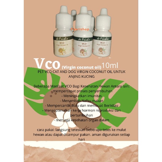 Jual vco(Virgin coconut oil)10ml | Shopee Indonesia