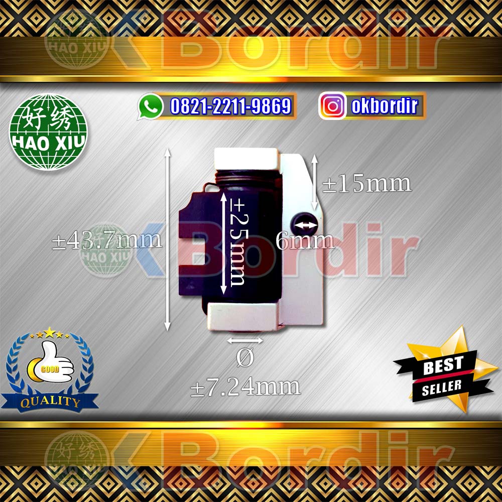 Bobina di alluminio 100 PCS per macchina da ricamo BARUDAN TAJIMA SWF