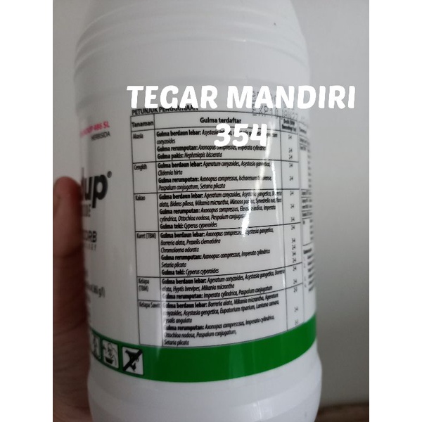Jual Roundup transorb 486SL 1L Herbisida Pembasmi Rumput Liar rondap ...