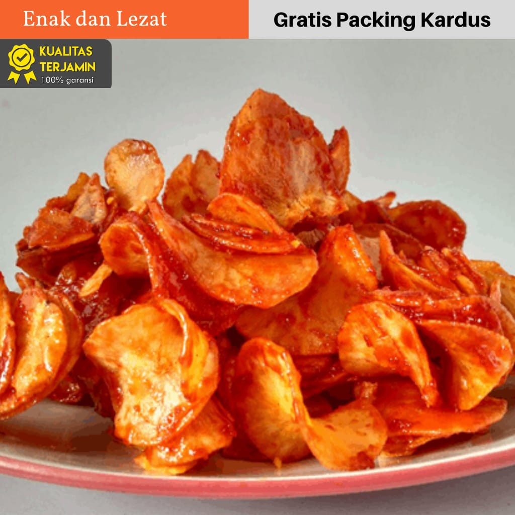 Jual Cod Snack Jajanan Kiloan Kripik Keripik Singkong Balado Pedas