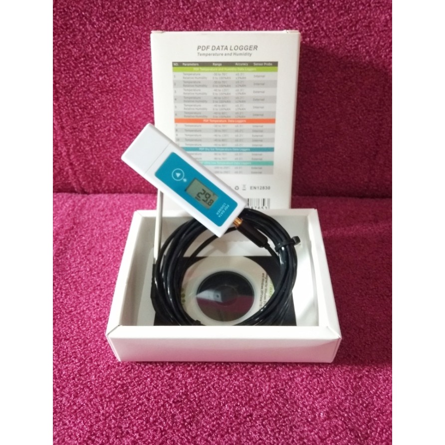 Jual Wide Range Temperature Recorder Data Logger PT 1000 Sensor ...