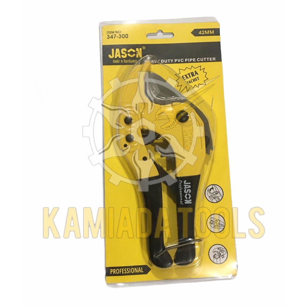 Jual Tang Potong Pipa PVC Jason 42mm (347-300)/Gunting PVC/Gunting Pipa ...