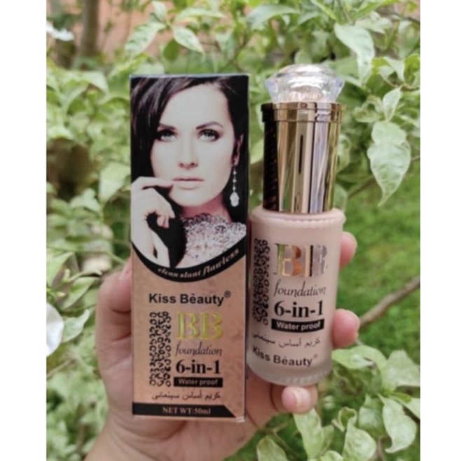 Jual FOUNDATION BB KISS BEAUTY 6IN1 | Shopee Indonesia