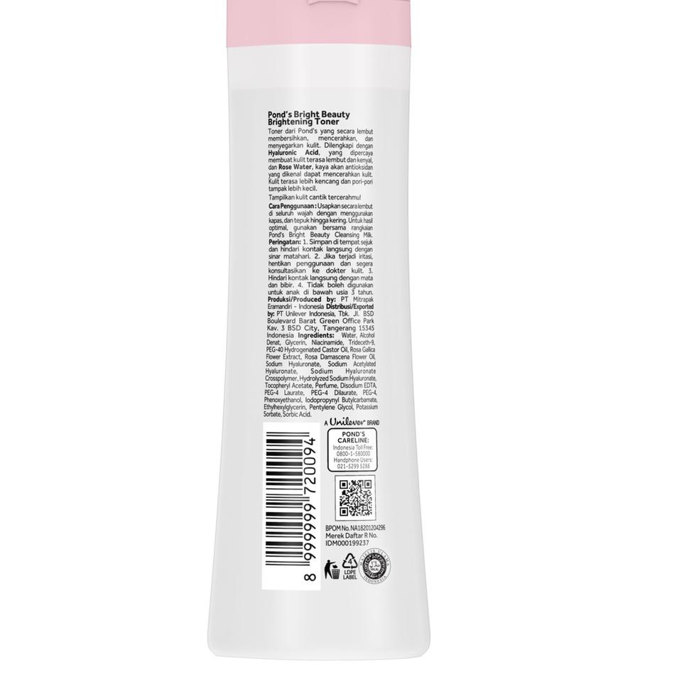 Jual Ready 7I8JV Ponds Bright Beauty Brightening Toner 150ml with