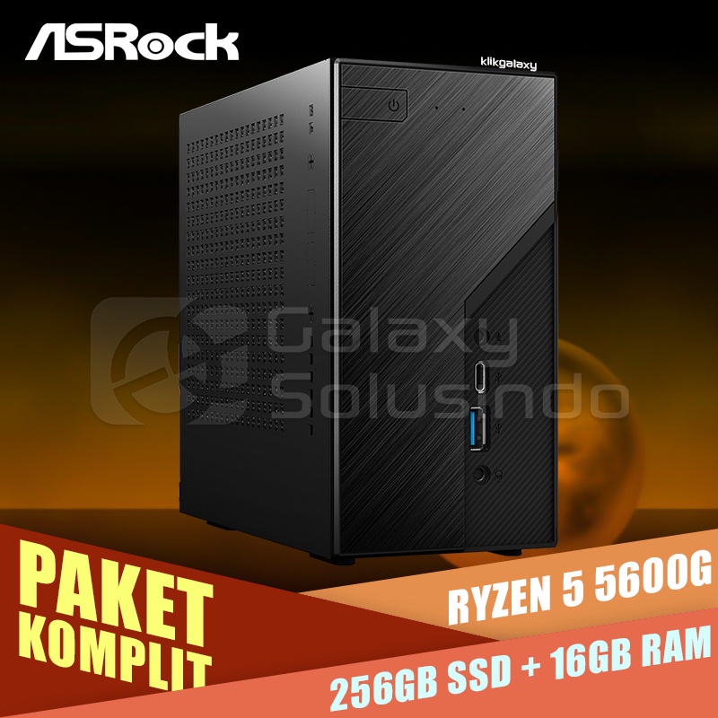 動作OK】ASRock Deskmini X300 Ryzen 5 5600G / メモリ16GB / SSD 1TB 