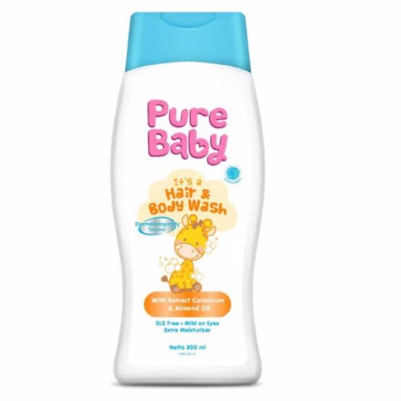 Pure baby body store wash