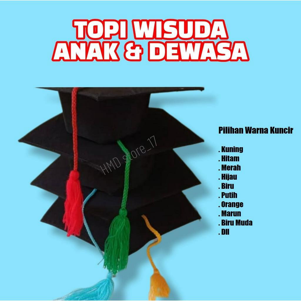 Jual Topi Toga | Toga Wisuda | Topi Toga Wisuda SD-SMA | Topi Toga