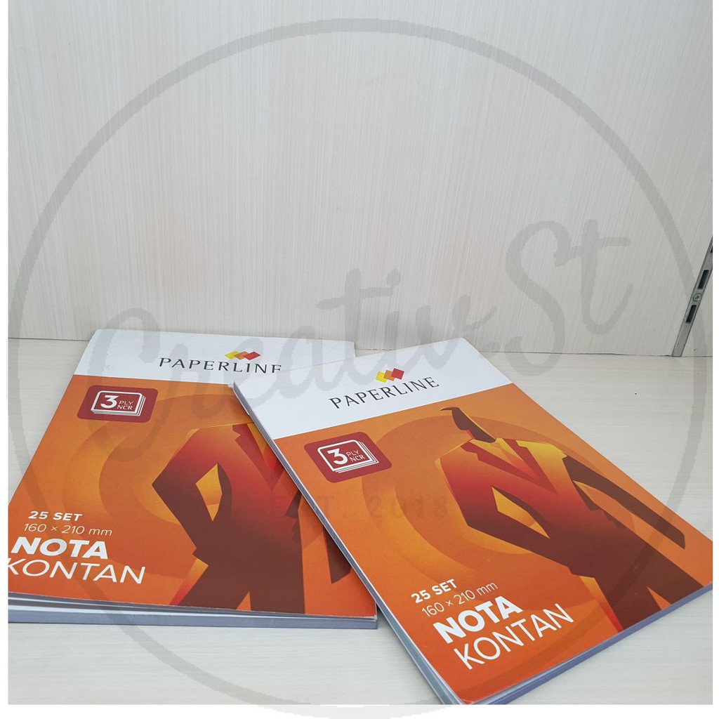 Jual PAPERLINE Nota Ncr 3 Ply Besar A5 15 Cm X 21 Cm | Shopee Indonesia