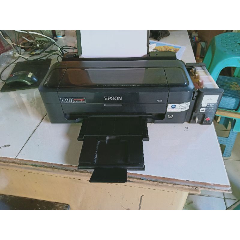 Jual Printer Epson L110 Second Nozle Full Murah bisa print glossy Matte