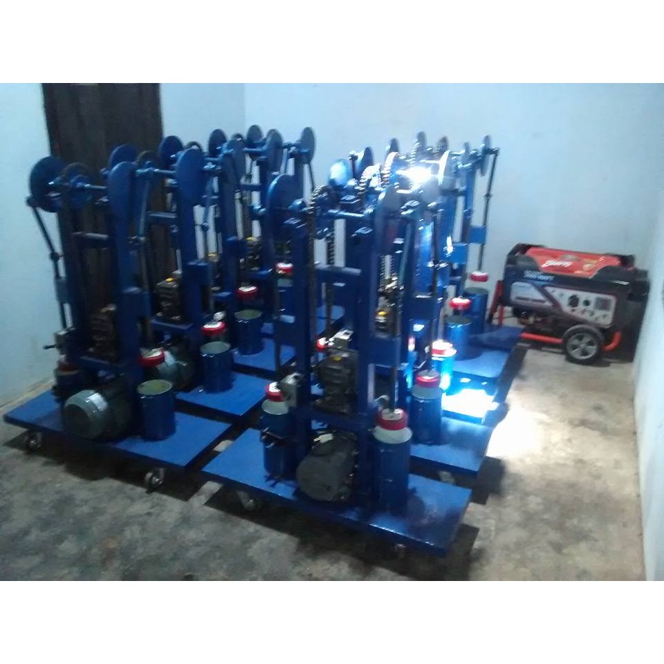 Jual Mesin Press Pembuat Baglog Jamur Otomatis (Kapasitas 2 Tabung ...