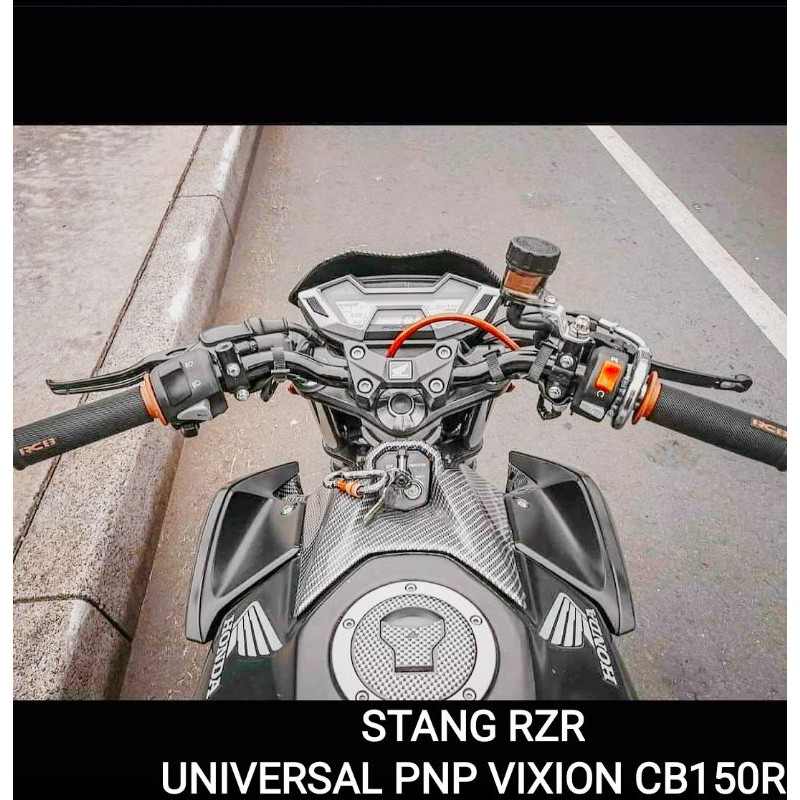 Jual STANG YAMAHA RZR UNIVERSAL PNP VIXION CB150 RX KING STANG RZR ...