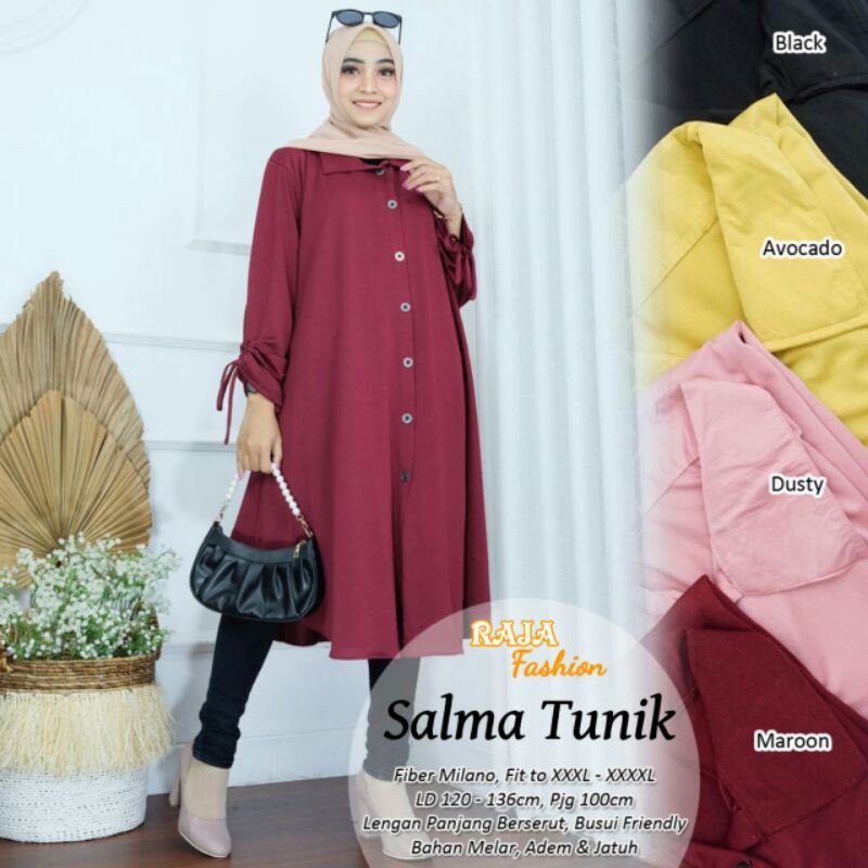 Jual SALMA TUNIK JUMBO BY RAJA | Shopee Indonesia