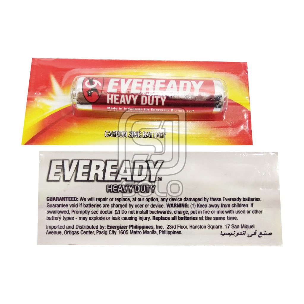 Jual Baterai Batre Batere AAA Eveready Heavy Duty Battery A3 Isi 20pcs