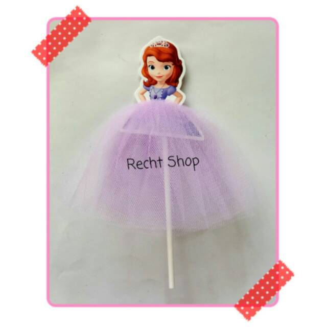 Jual Topper cake kue ulang tahun karakter sofia the first | Shopee ...