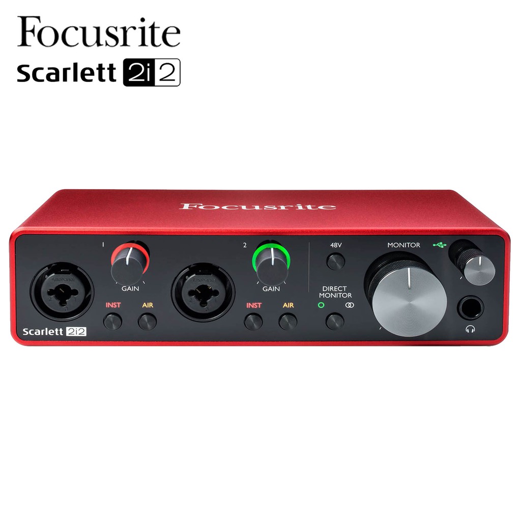 Jual Focusrite Scarlett 2i2 3rd Gen Audio Interface Recording Sound