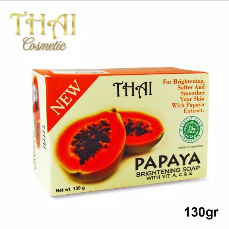 THAI Papaya Brigtening 130gr-Sabun Papaya
