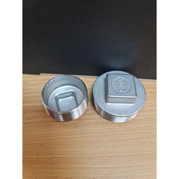 Jual Plug / Dop / Tutup drat luar stainless 304 1 1/2