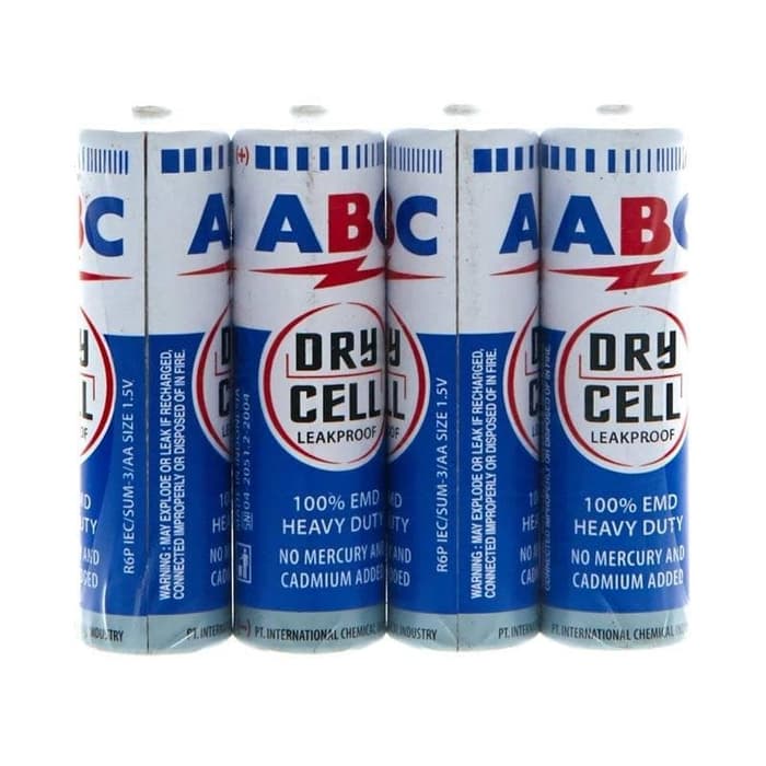 Jual Battery ABC Biru - AA (1 Box = 24 Pieces) | Shopee Indonesia