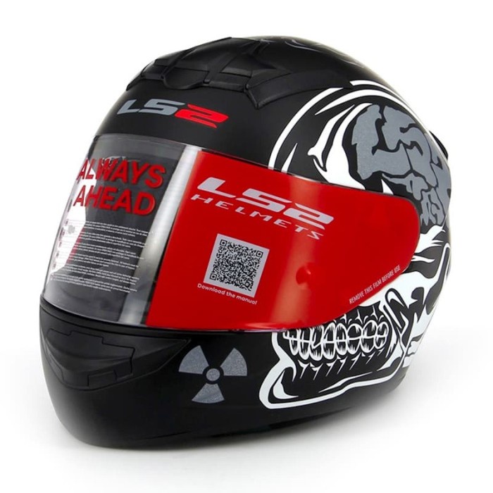 Jual Helm LS2 FF352 Rookie X-Ray Matt Black | Shopee Indonesia