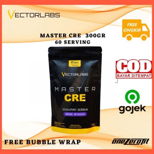 Jual Vectorlabs Master CRE Creatine Monohydrate 300 Gram 60 Serving ...