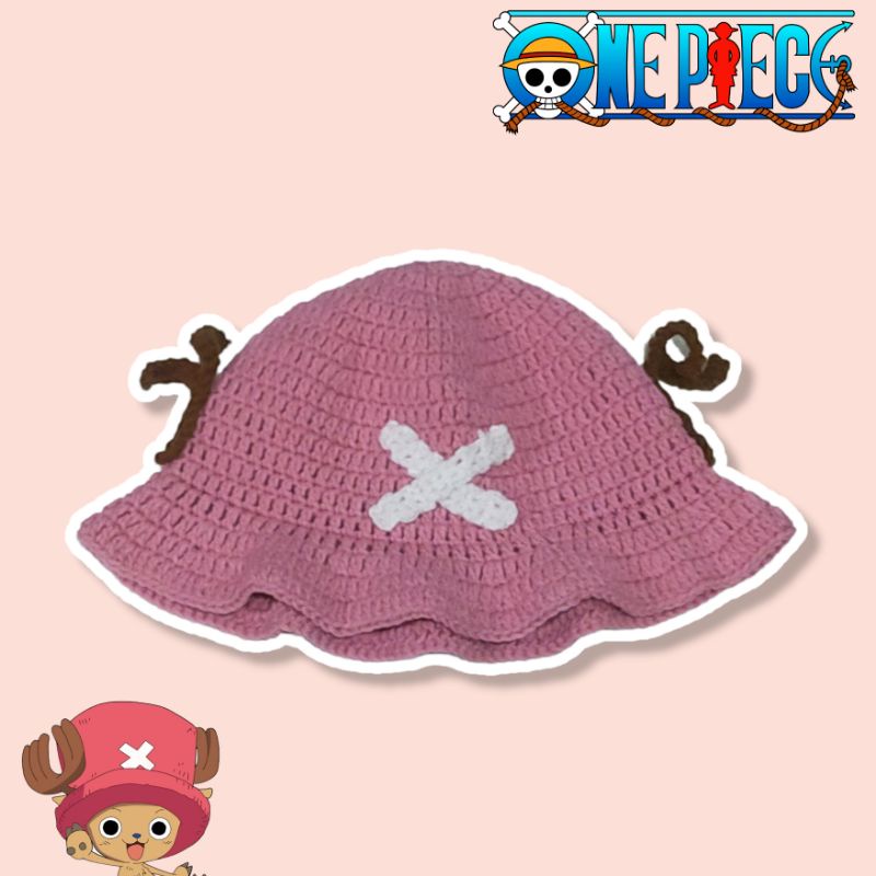 Jual CROCHET BUCKET HAT ONE PIECE/TOPI BUCKET RAJUT ONE PIECE | Shopee ...