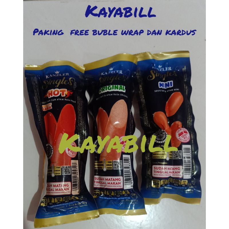 Jual Ready Stock Sosis Kanzler Singles Hot Sosis Kanzler Original