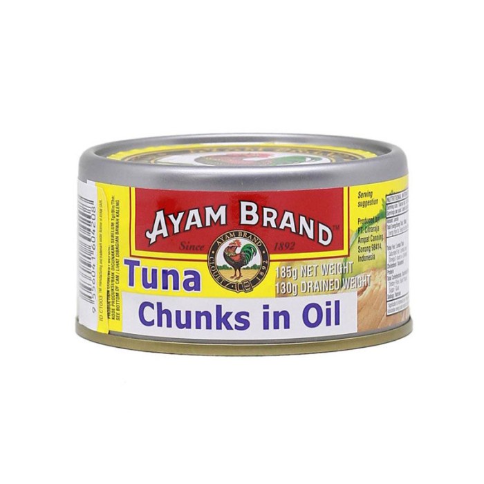 Jual AYAM BRAND TUNA CHUNK IN OIL 150 GRAM Shopee Indonesia