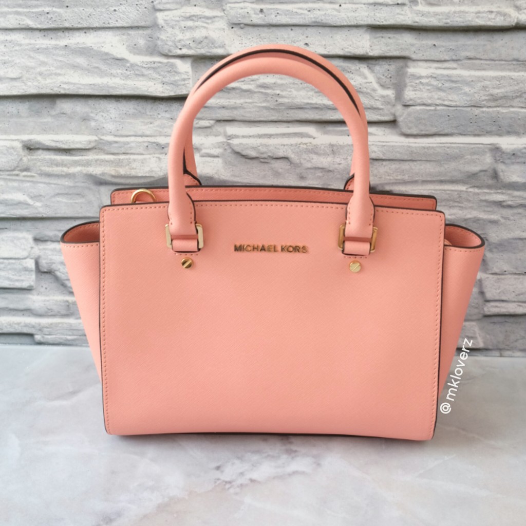 Michael kors selma medium pink best sale