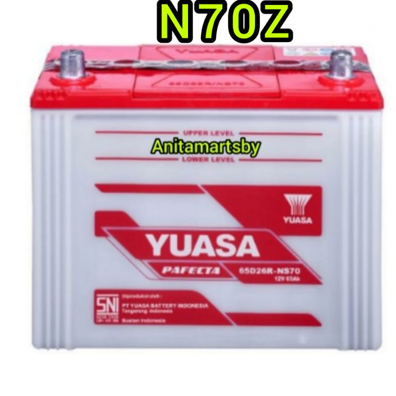 Jual Accu _ Aki Yuasa Pafecta N70Z 100% Original YUASA BATTERY | Shopee