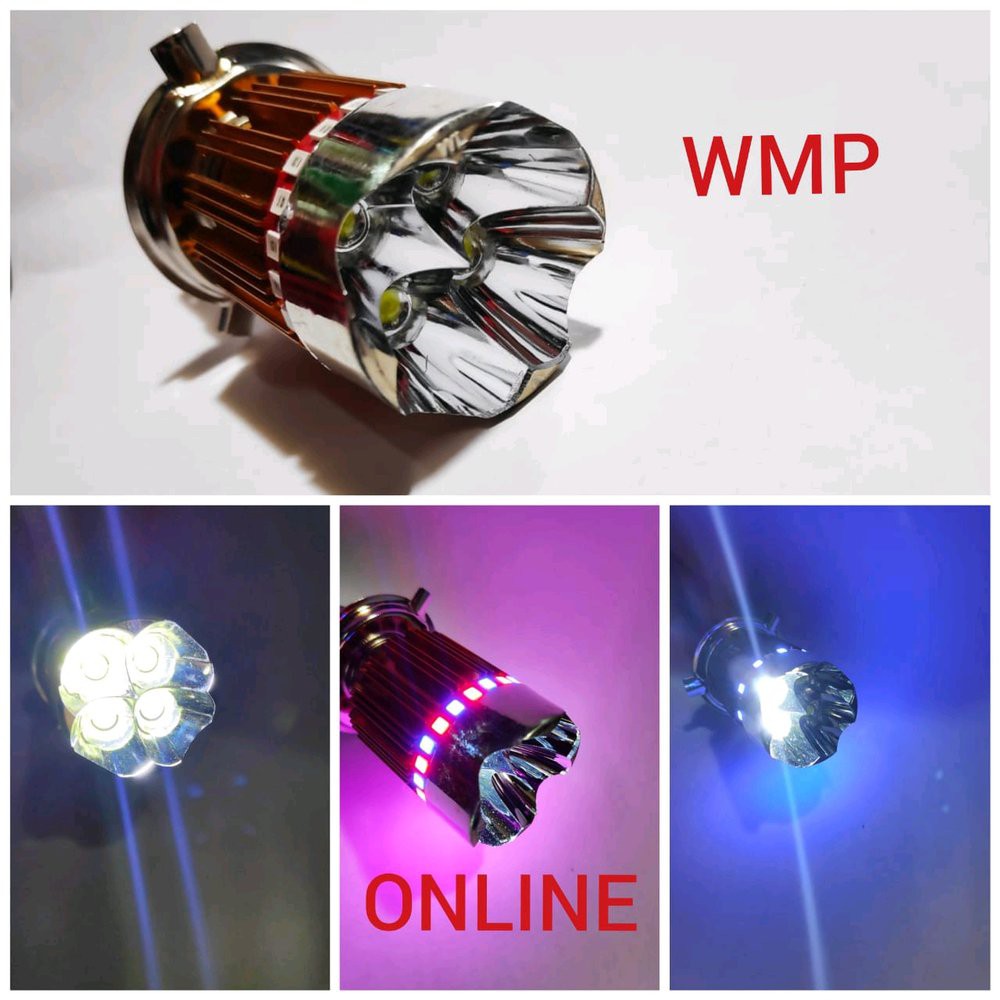 Jual Lampu Depan / Headlamp RTD M11D H4 DC Corong Strobo M11 LED Murah ...