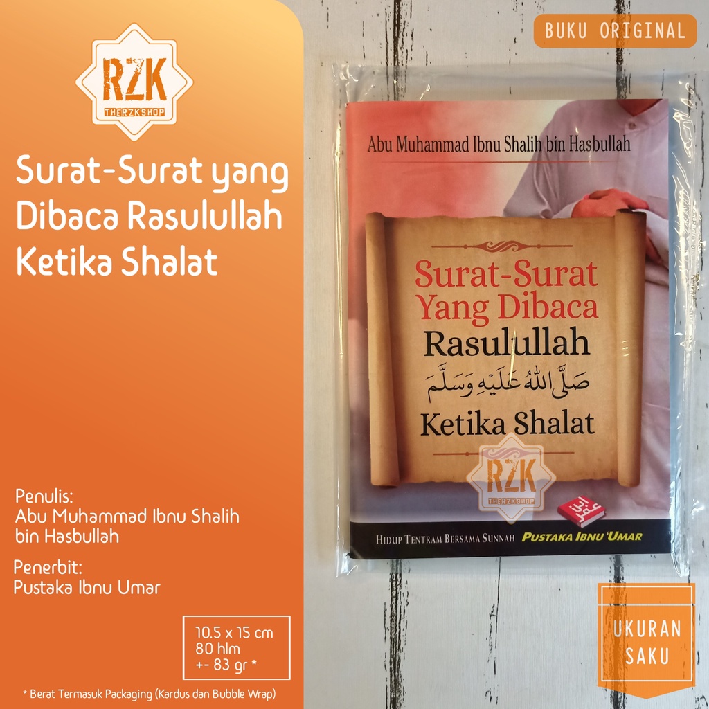 Jual Buku Surat-Surat Yang Dibaca Rasulullah Ketika Shalat | Shopee ...